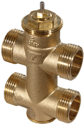 3-way unit valve, PN 16 (el.)