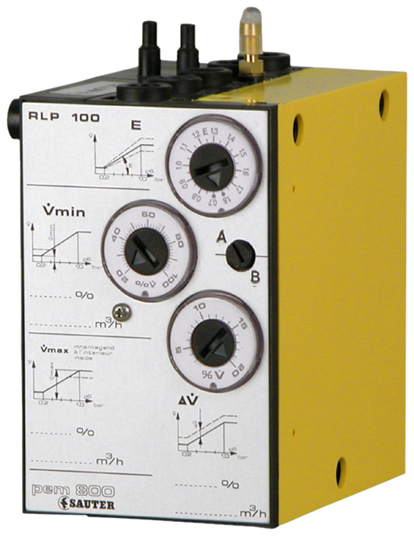 Pneumatic volume-flow controller