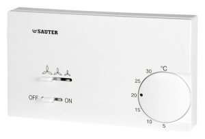 Régulateur de température ambiante pour ventilo-convecteur, séquence chauffer/refroidir