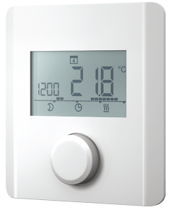 Thermostat d’ambiance électronique pour le chauffage et le chauffage/refroidissement avec écran