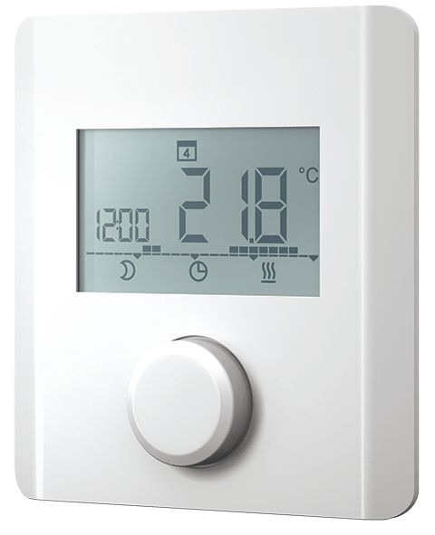 Thermostat d'ambiance électronique pour le chauffage et le chauffage/refroidissement avec écran