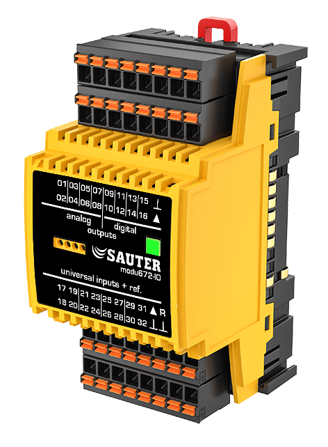 4 × AO, 4 × DO(OC), 4 × UI (DI/CI/AI) I/O‑Modul, modu672‑IO