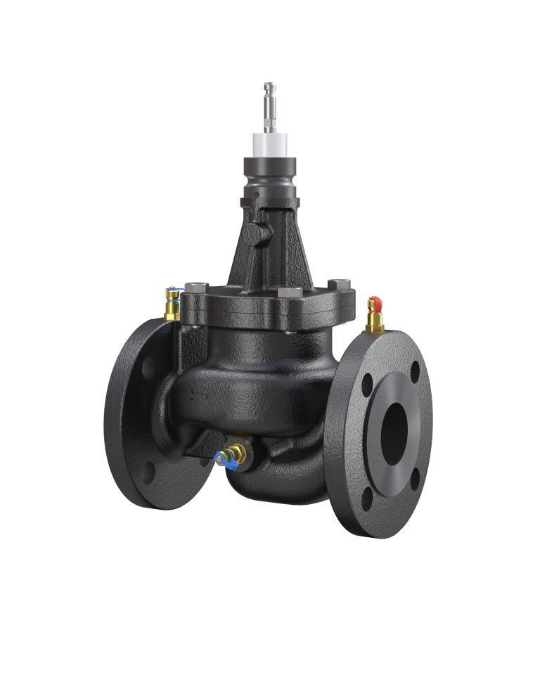 2-way regulating valve for dynamic hydronic balancing, PN&nbsp;16, Valveco flange